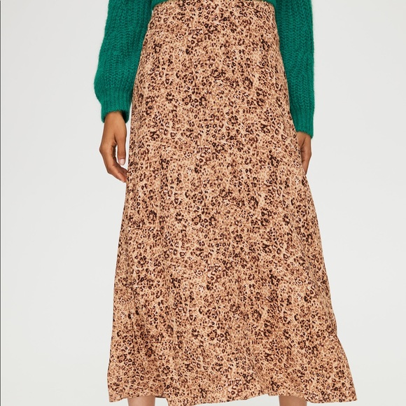 Aritzia Wilfred Midi Skirt: Prima/Tawny - Picture 5 of 5